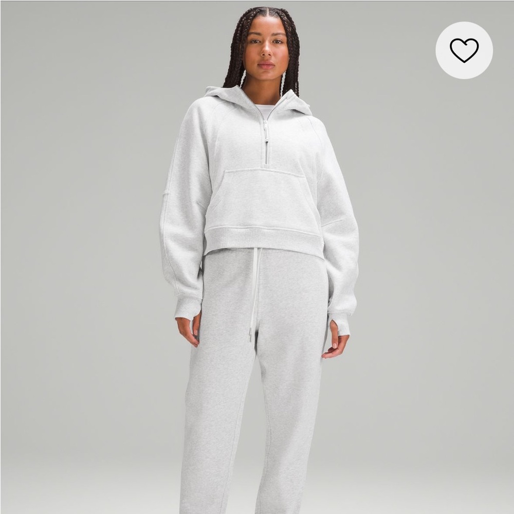 Scuba Oversized Half Zip Hoodie